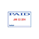 NEO Self Ink Stamp Paid with Date - Al Masam Stationery LLC